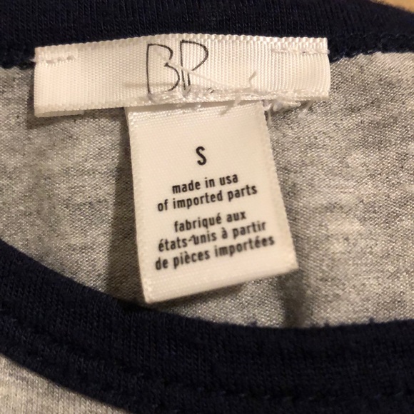 Grey Trapeze Dress with Blue Detailing - Picture 6 of 7